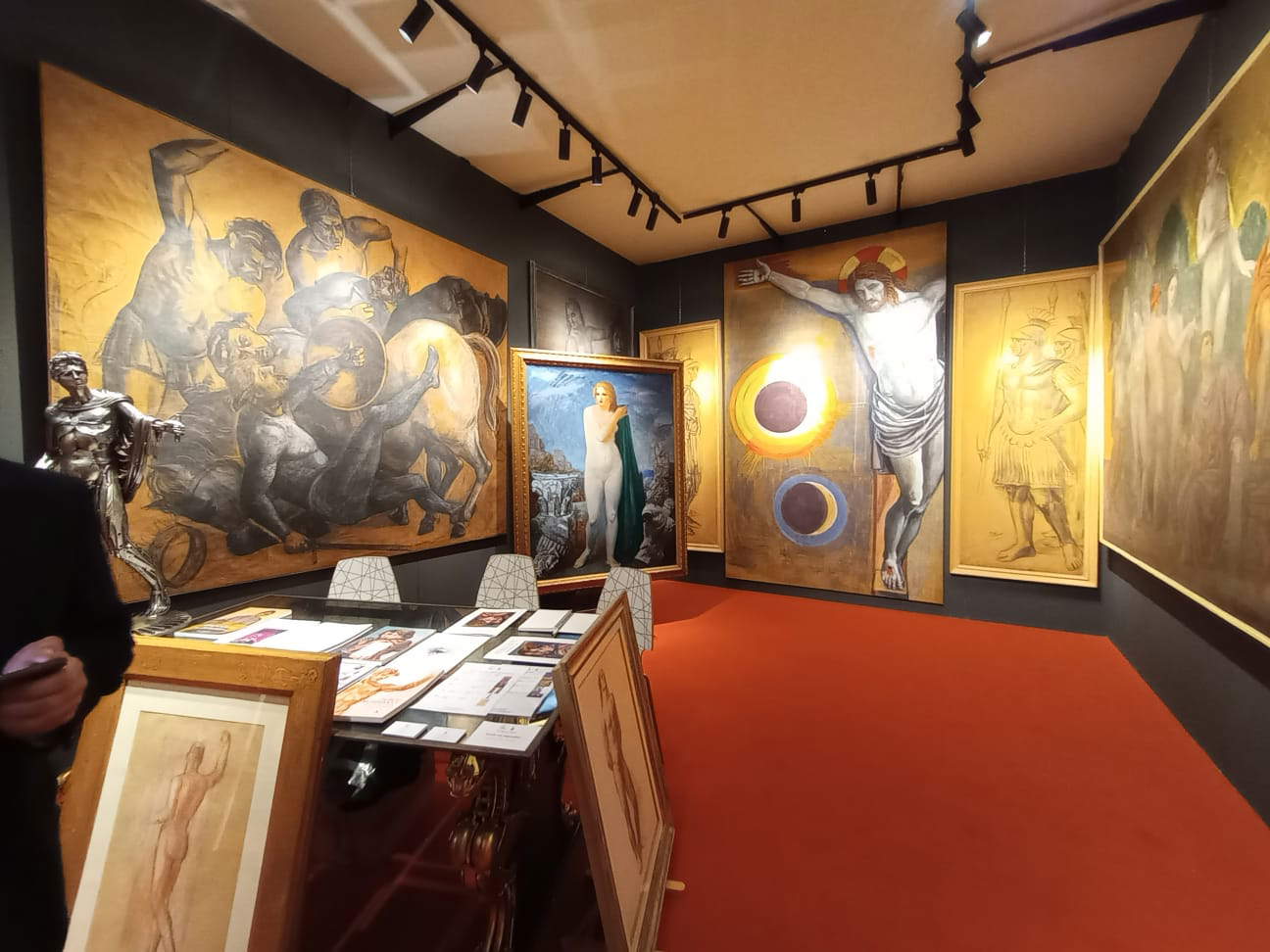 Der Stand der Galerie Laocoonte - W. Apolloni