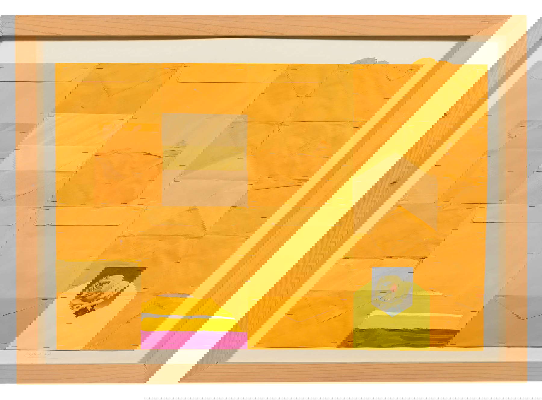 Concetto Pozzati, The Employment of Time (1978; mixed media on paper, 70x100 cm). Courtesy of the Concetto Pozzati Archive