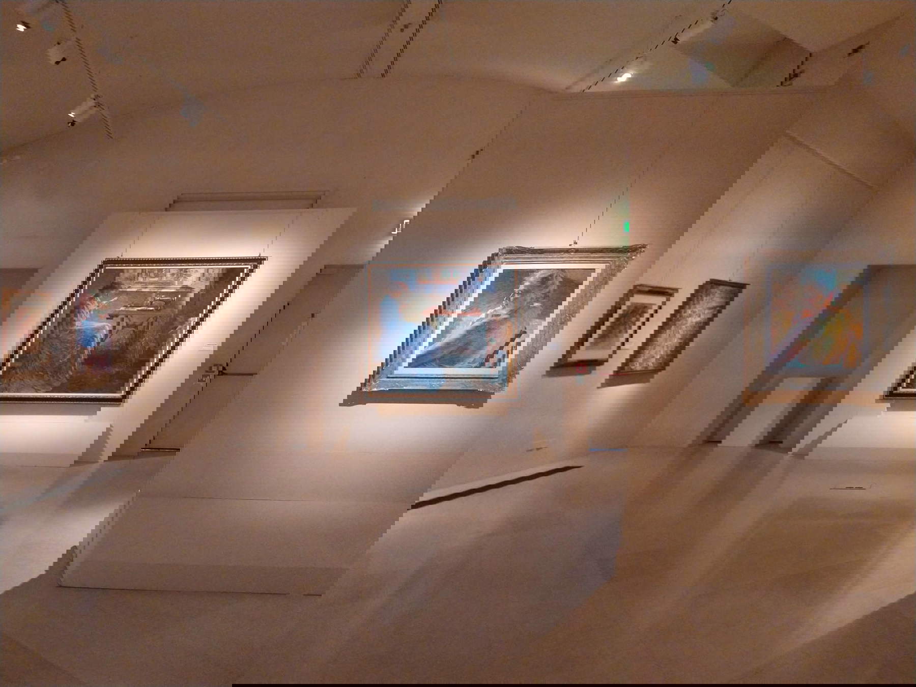 Allestimenti della mostra Boccioni prima del futurismo. Opere 1902-1910 Allestimenti della mostra Boccioni prima del futurismo. Opere 1902-1910