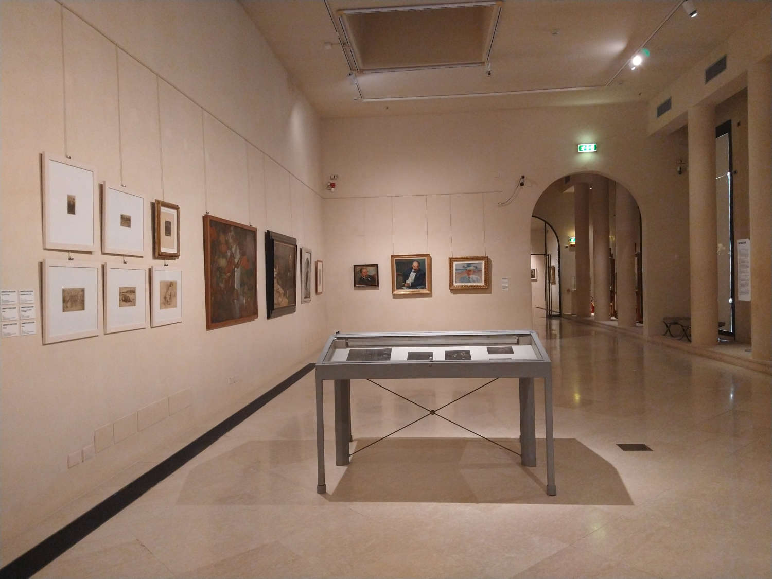 Allestimenti della mostra Boccioni prima del futurismo. Opere 1902-1910 Allestimenti della mostra Boccioni prima del futurismo. Opere 1902-1910