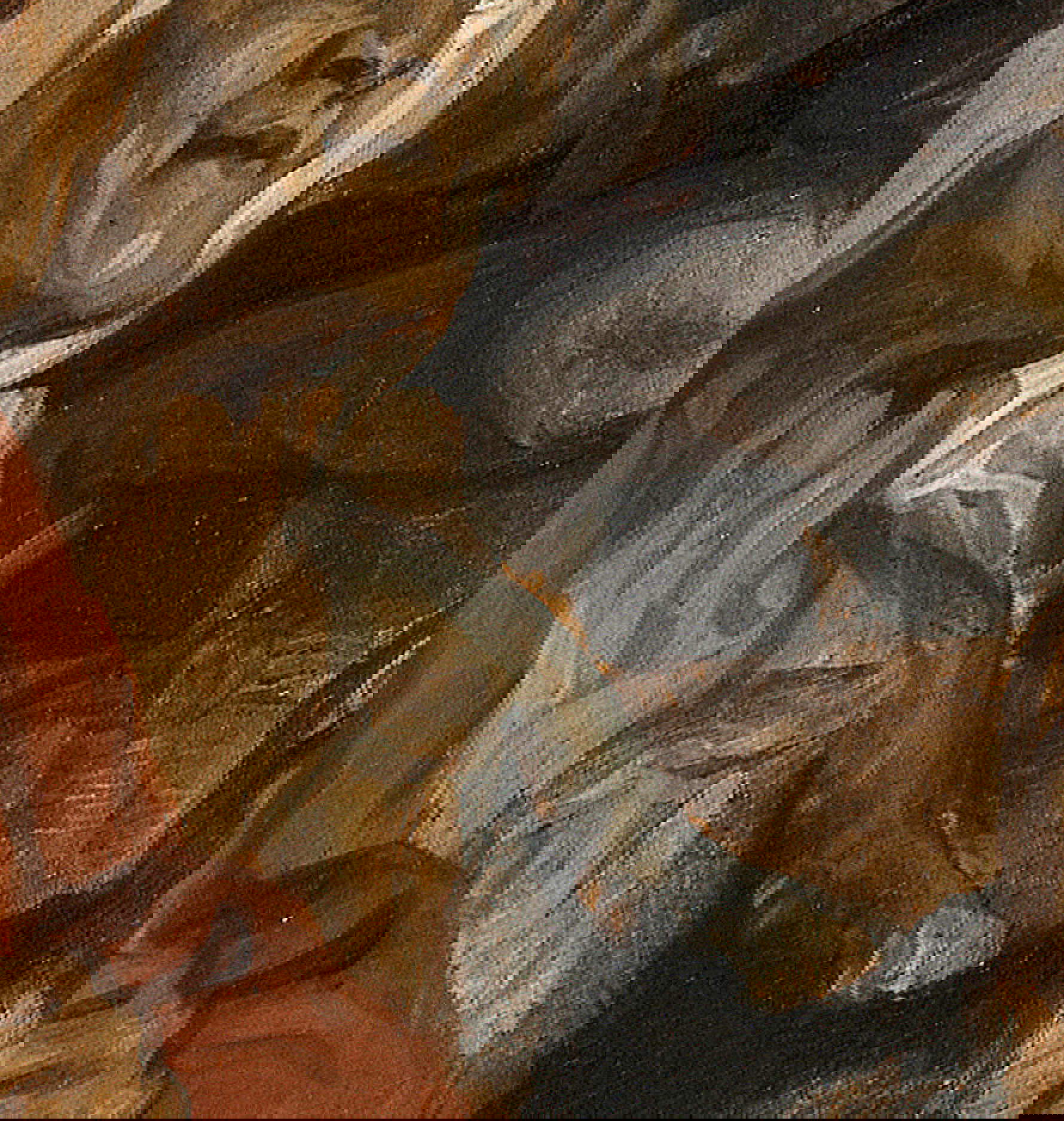 Dettaglio della figura della vecchia Dettaglio della figura della vecchia