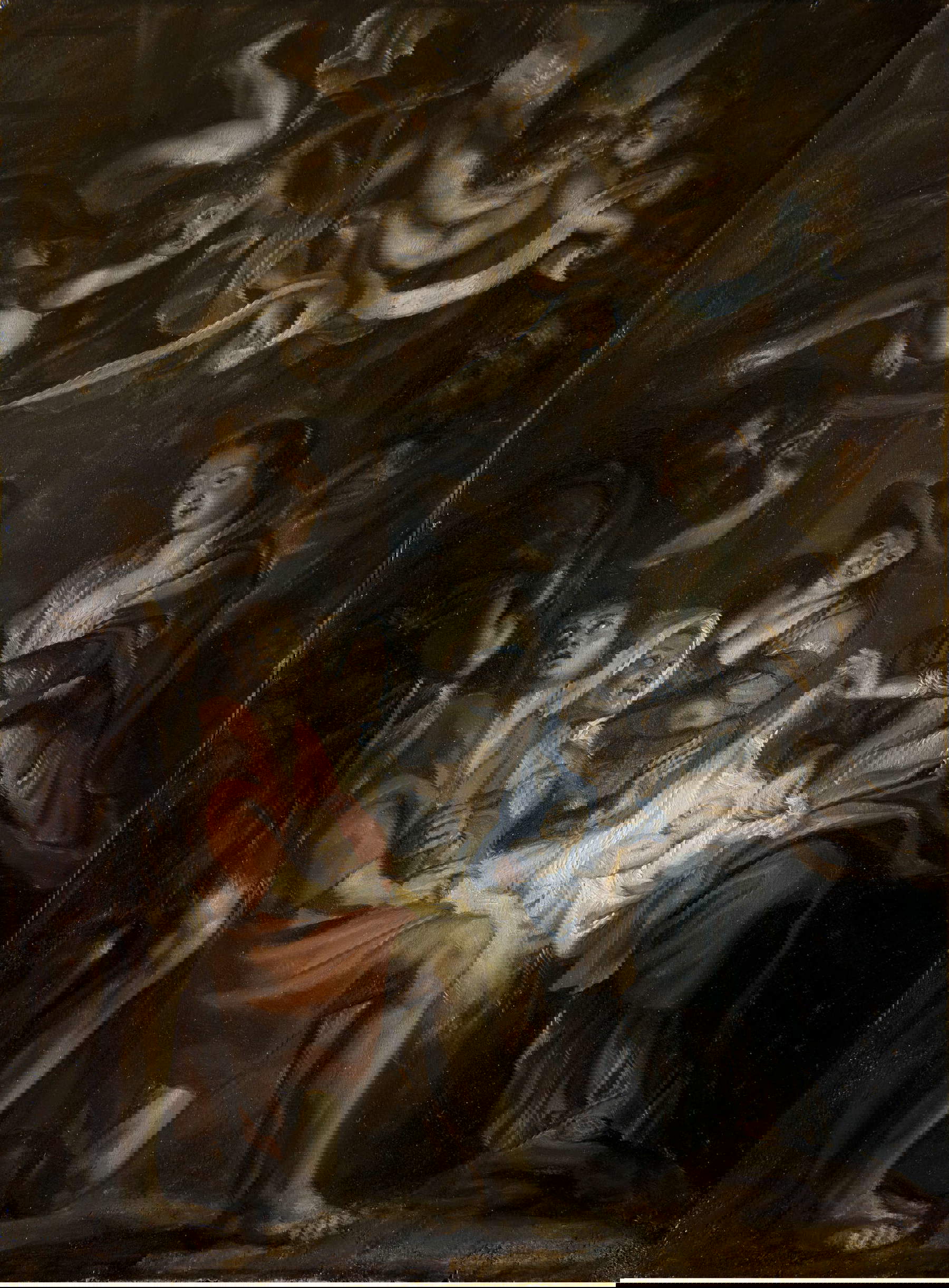 Pieter Paul Rubens, Adorazione dei pastori (Collezione privata, già collezione Van Schorel) Pieter Paul Rubens, Adorazione dei pastori (Collezione privata, già collezione Van Schorel)