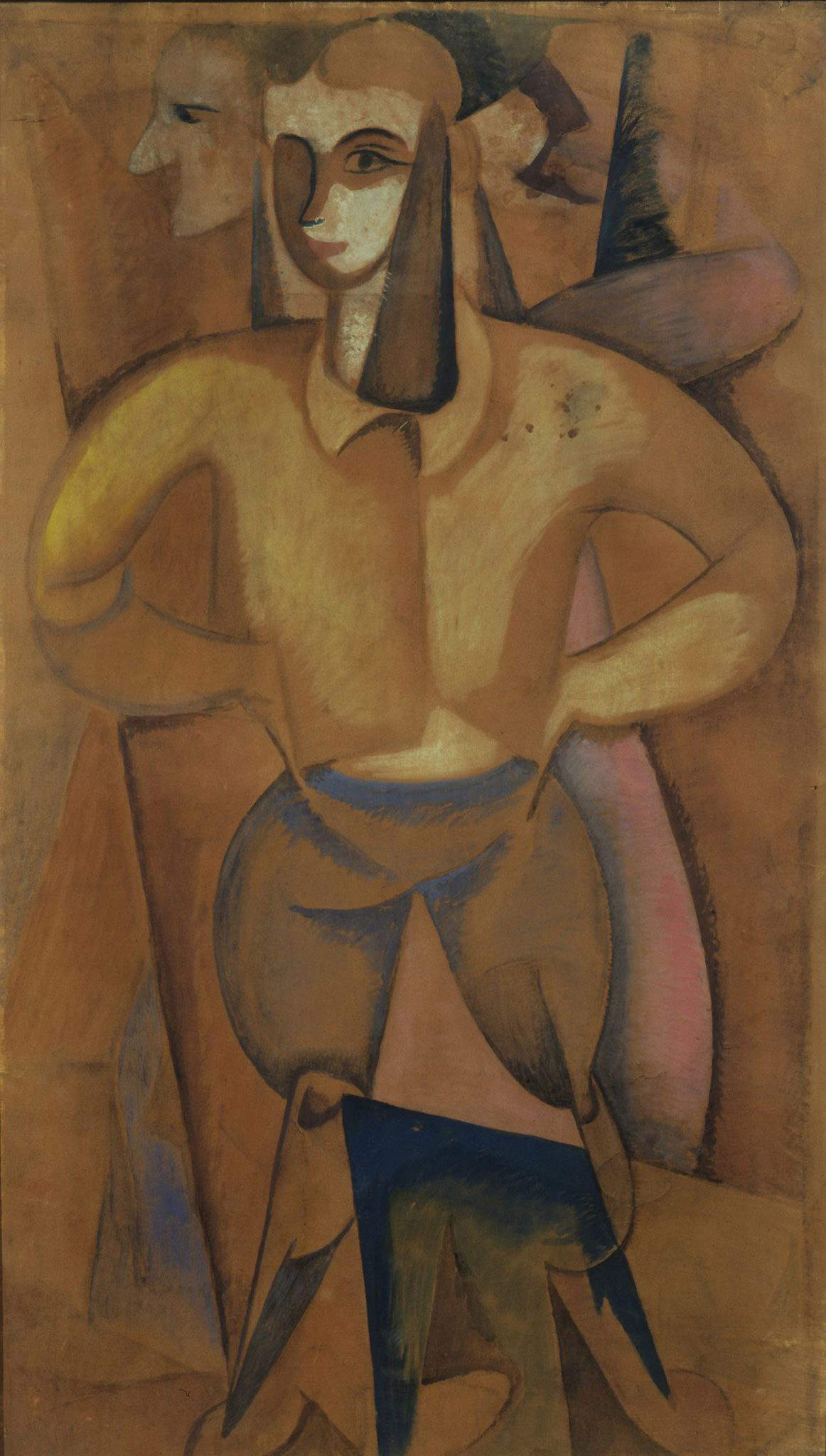 Achille Funi, Futuristisches Selbstporträt (1913; Tempera auf Papier, 110 x 63 cm; Privatsammlung) Achille Funi, Futuristisches Selbstporträt (1913; Tempera auf Papier, 110 x 63 cm; Privatsammlung)