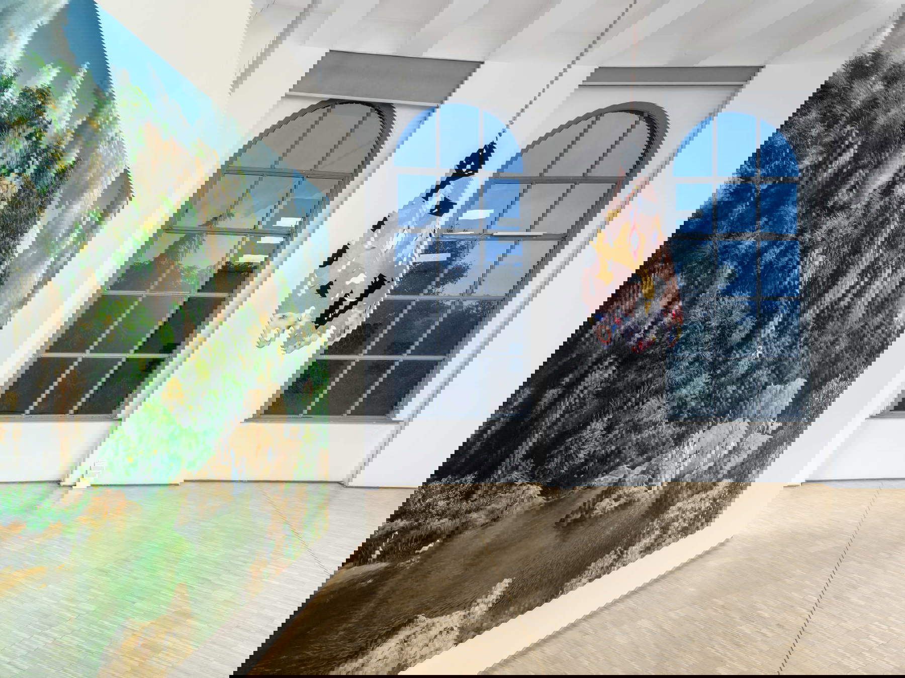 Set-ups of the exhibition Pittura italiana oggi. Photo: Piercarlo Quecchia DSL Studio &copy; Triennale Milano