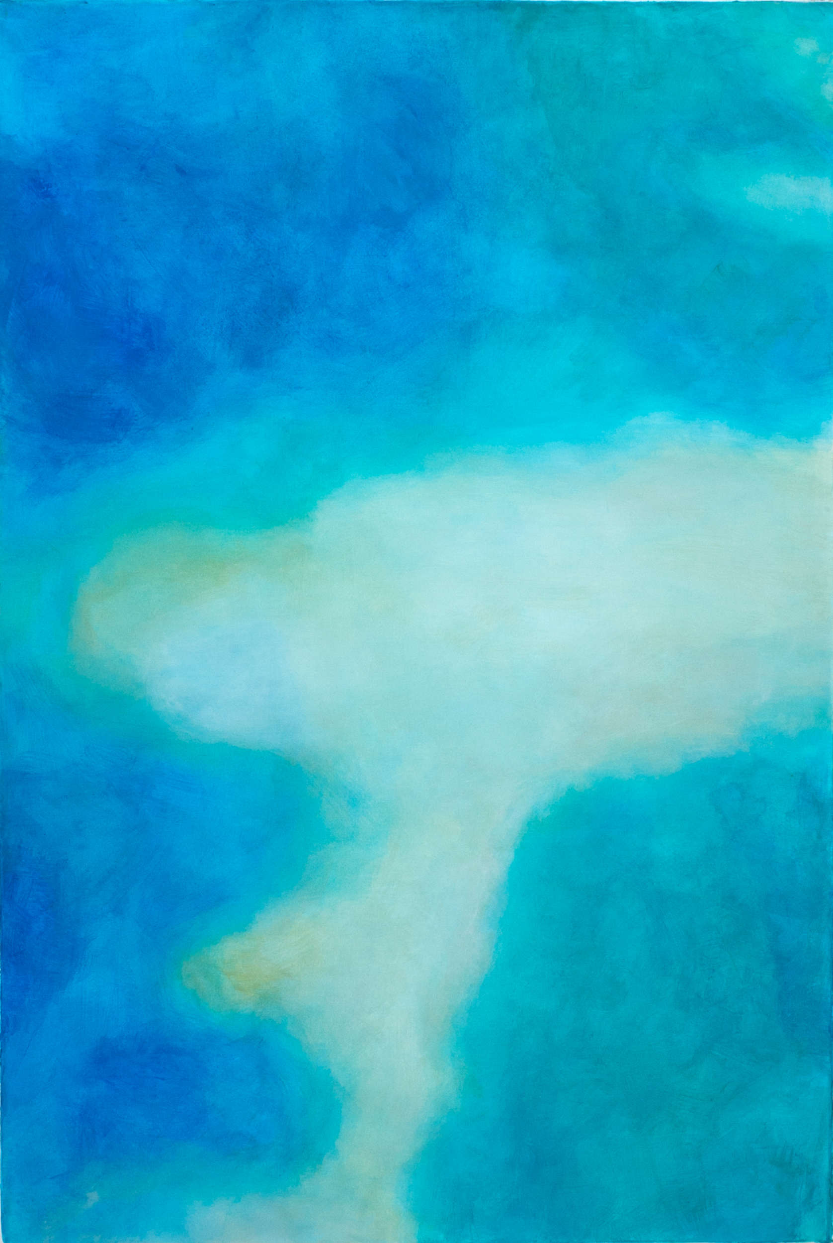 Elisa Nepote, Story of a Reflection (2023; Acryl und Tinte auf Leinwand, 150 x 100 cm) Elisa Nepote, Story of a Reflection (2023; Acryl und Tinte auf Leinwand, 150 x 100 cm)