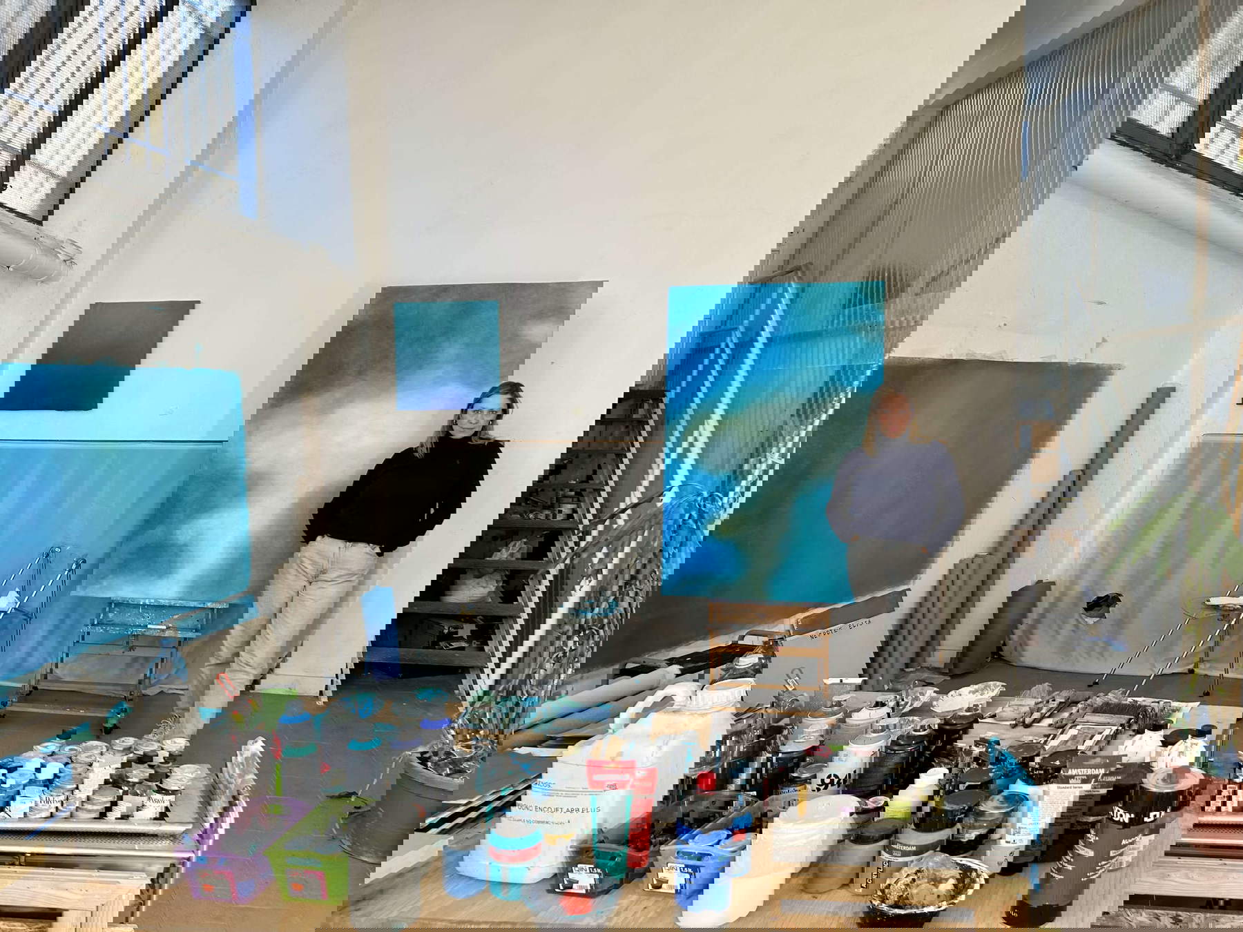 Der Künstler im Atelier Der Künstler im Atelier