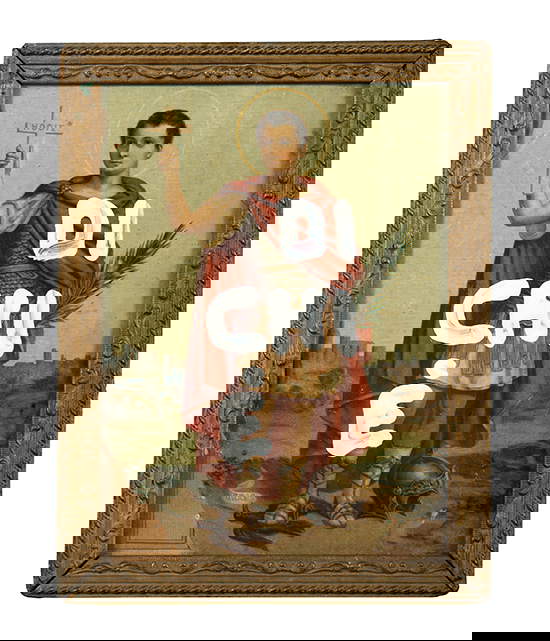 Mario Consiglio, Di chi &egrave; (2018; Emaille und Acryl auf Leinwand, 20 x 12 cm). Mit freundlicher Genehmigung von Spazio Rivoluzione Palermo. Foto: Andrea Adriani