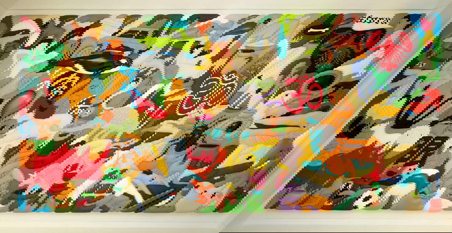 Mario Consiglio, The soft machine (2000, Lycra, Vinyl, Schaumgummi und Holz, 275x575 cm). Foto: Maria Enqvist