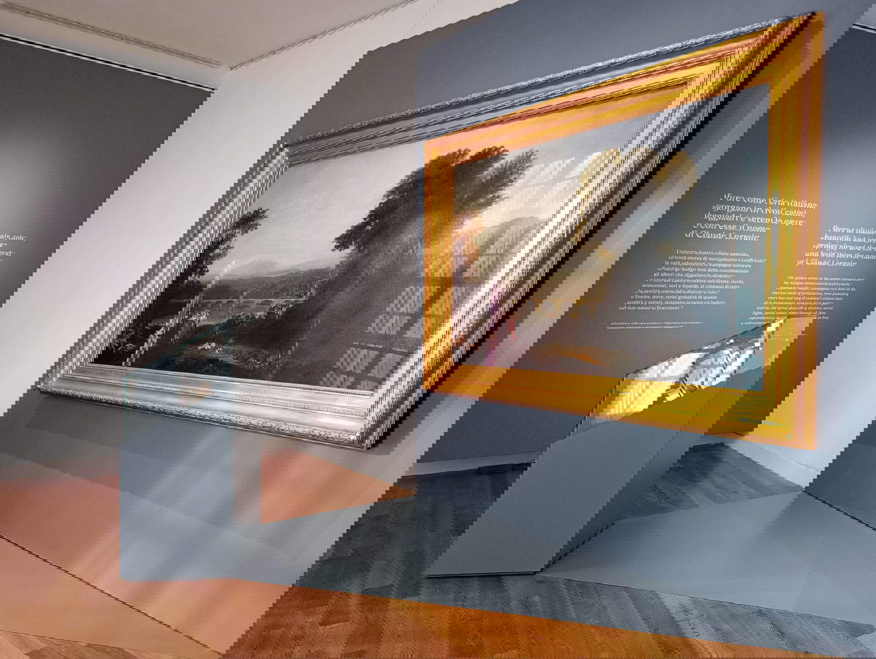 The exhibition displays Turner. Landscapes of Mythology The exhibition displays Turner. Landscapes of Mythology