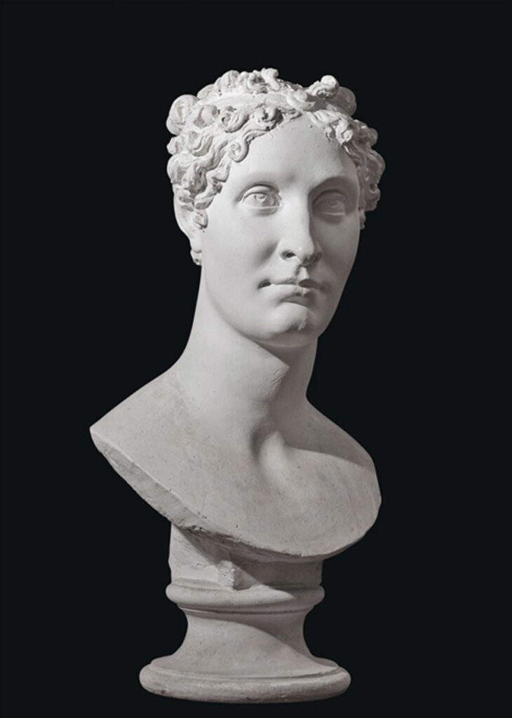 Antonio Canova, Portrait of Elisa Baciocchi Bonaparte (1812; plaster, 42 x 28 x 28 cm; Possagno, Museo e Gipsoteca Antonio Canova)