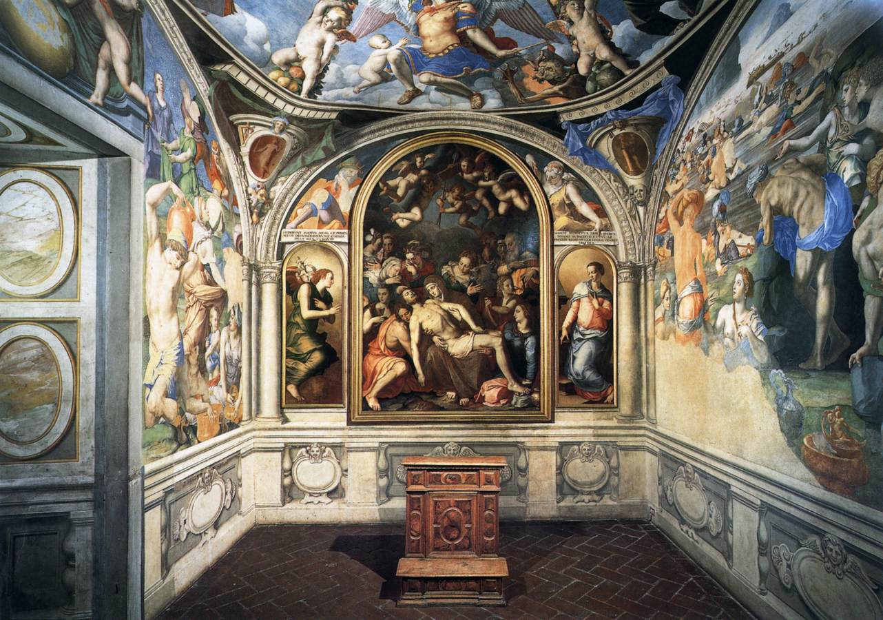 Eleonora's Chapel in the Palazzo Vecchio with Bronzino's frescoes