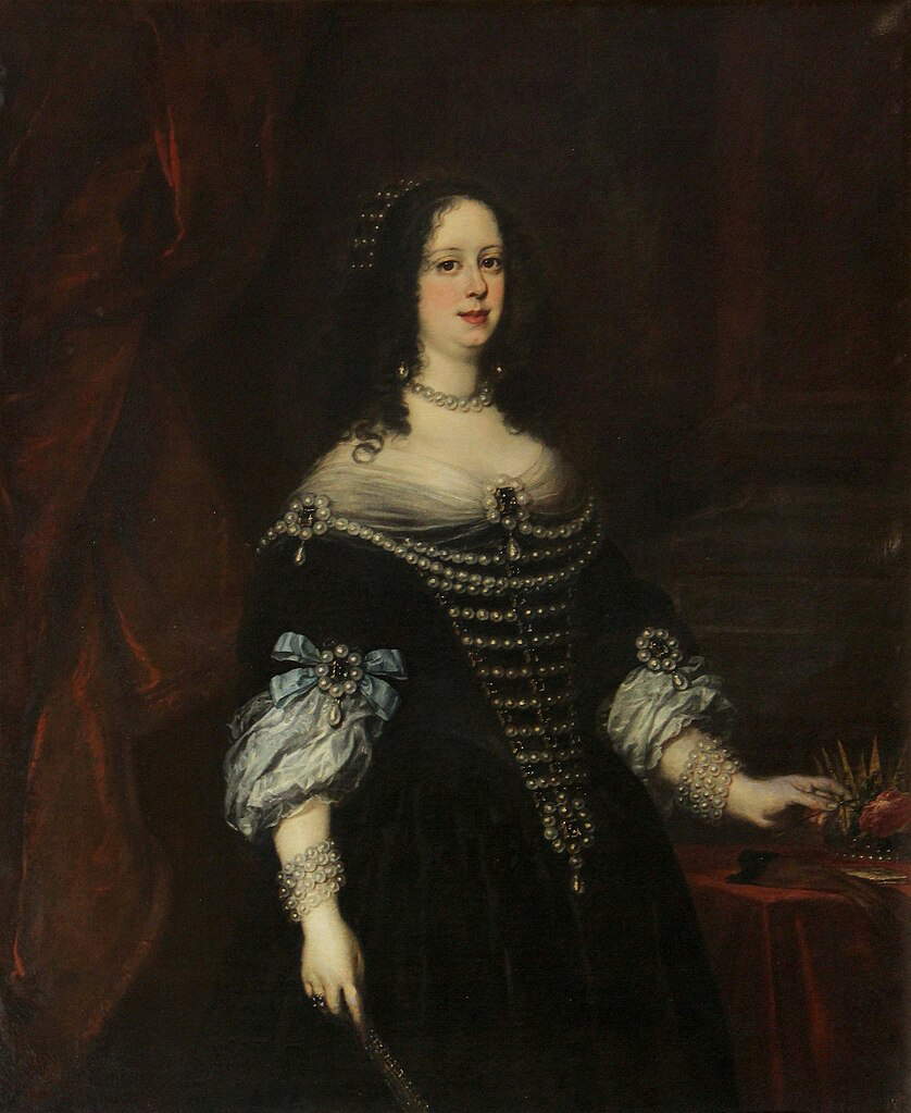 Justus Sustermans, Portrait of Vittoria della Rovere (1653-1654; oil on canvas, 145 x 119 cm; Florence, Uffizi Galleries)