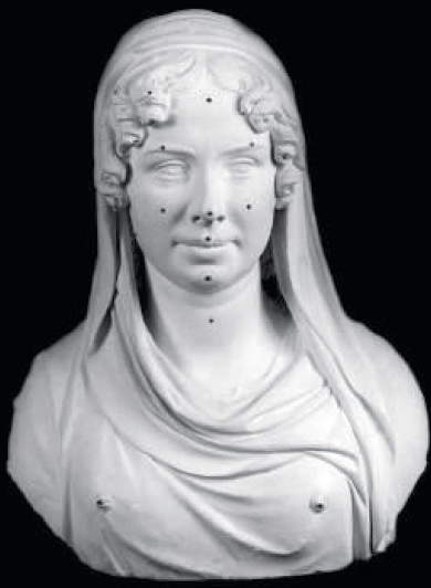 Pietro Tenerani, Portrait of Carlotta Lenzoni de' Medici (1822; plaster, 52 x 40 cm; Rome, Museo di Roma)