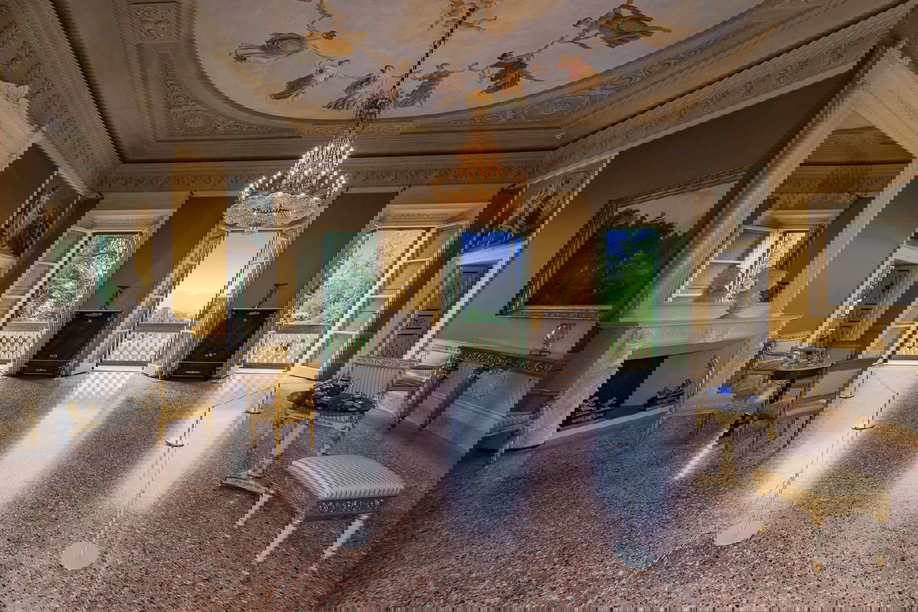 The Hall of the Royal Villa of Marlia