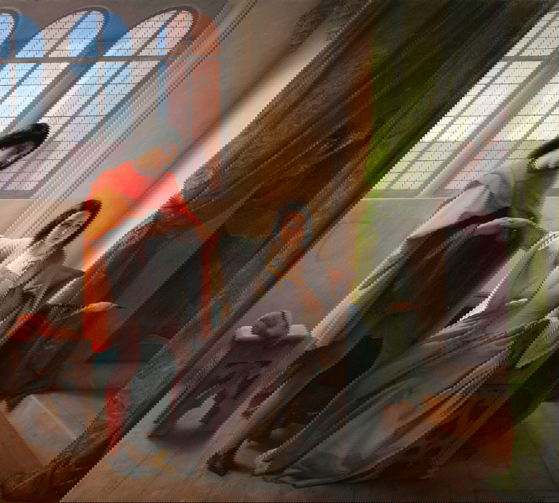 Francesco Hayez, Imelda de' Lambertazzi (1853; óleo sobre lienzo, 122 x 126 cm; Colección particular). Cedido por Enrico Gallerie d'Arte