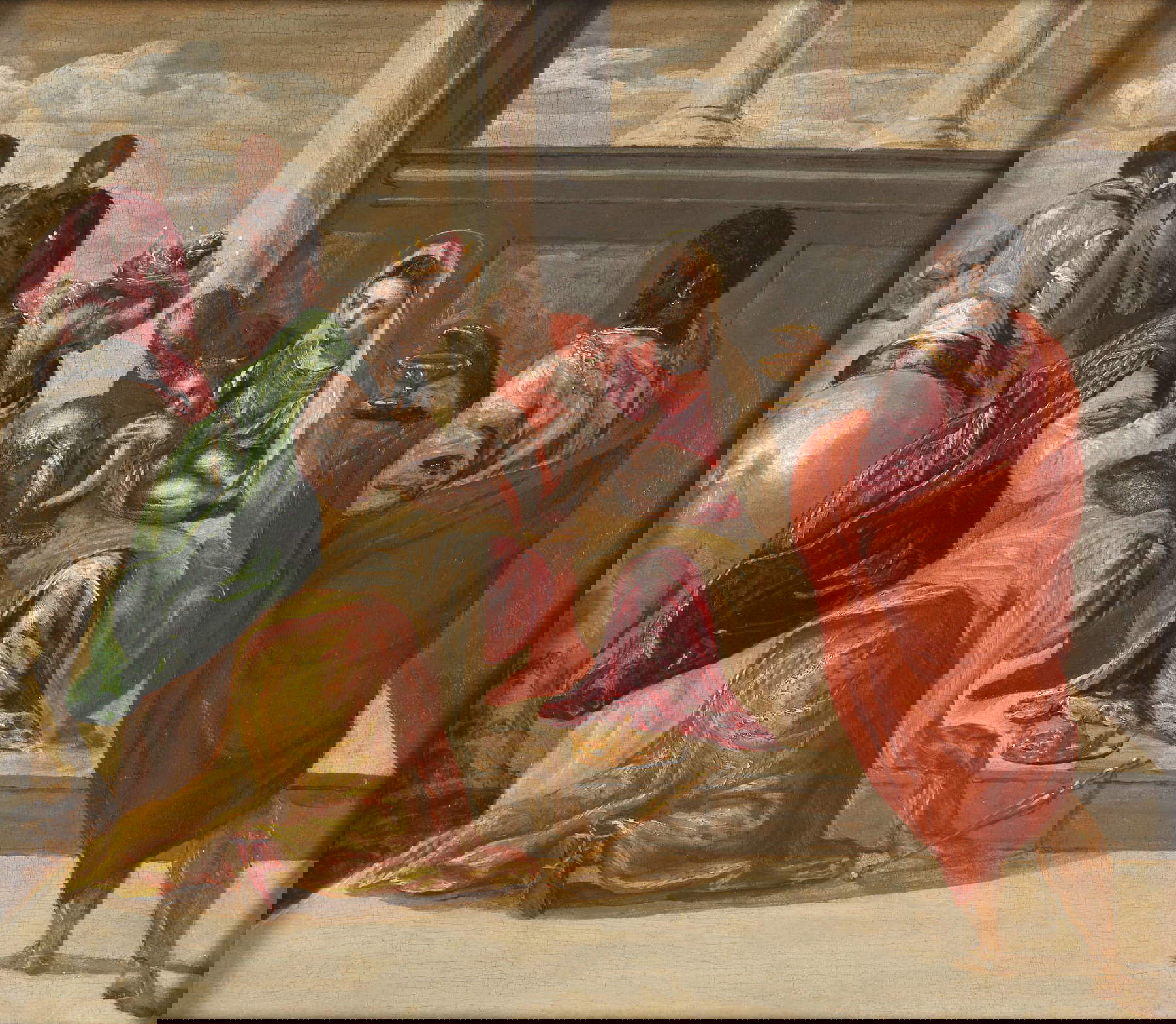 El Greco, Adoration des Mages (vers 1568-1569 ; huile sur panneau de sapin, 44 x 51,3 cm ; Madrid, Museo L&aacute;zaro Galdiano, Bibliothèque, inv. 04056)