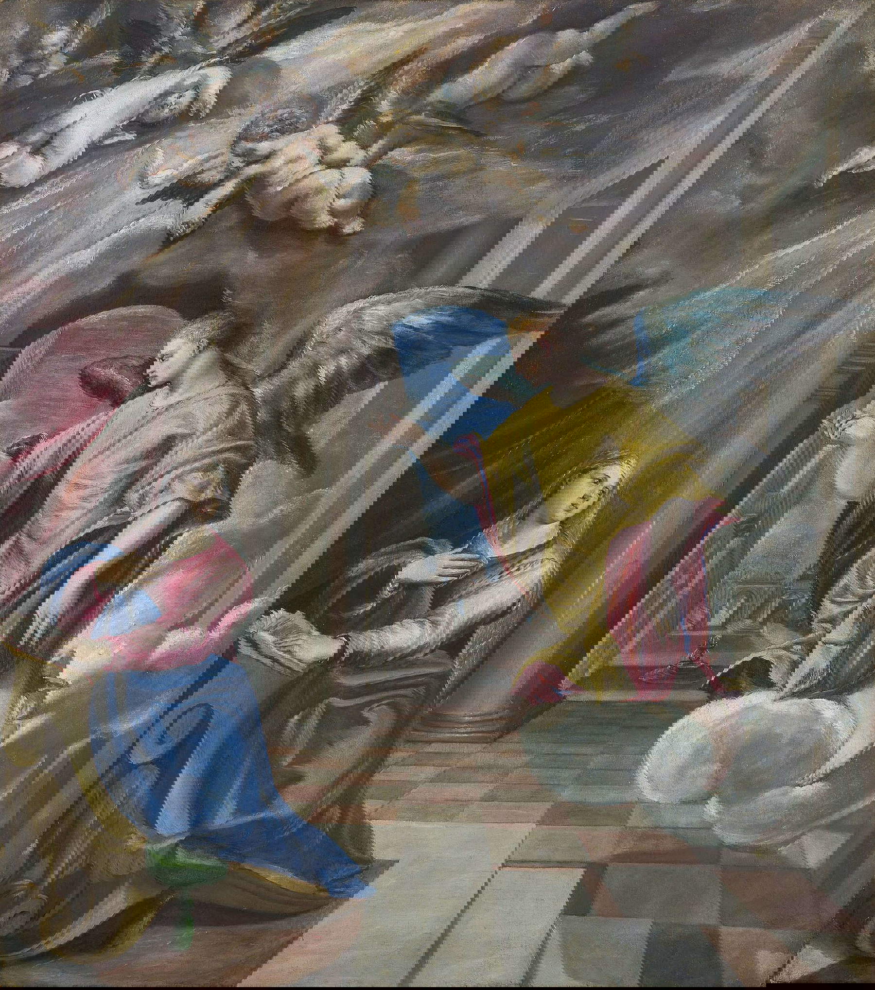 El Greco, Annonciation (vers 1572-1576 ; huile sur toile, 107 x 94 cm ; Barcelone, Fundaci&oacute; Julio Mu&ntilde;oz Ramonet)