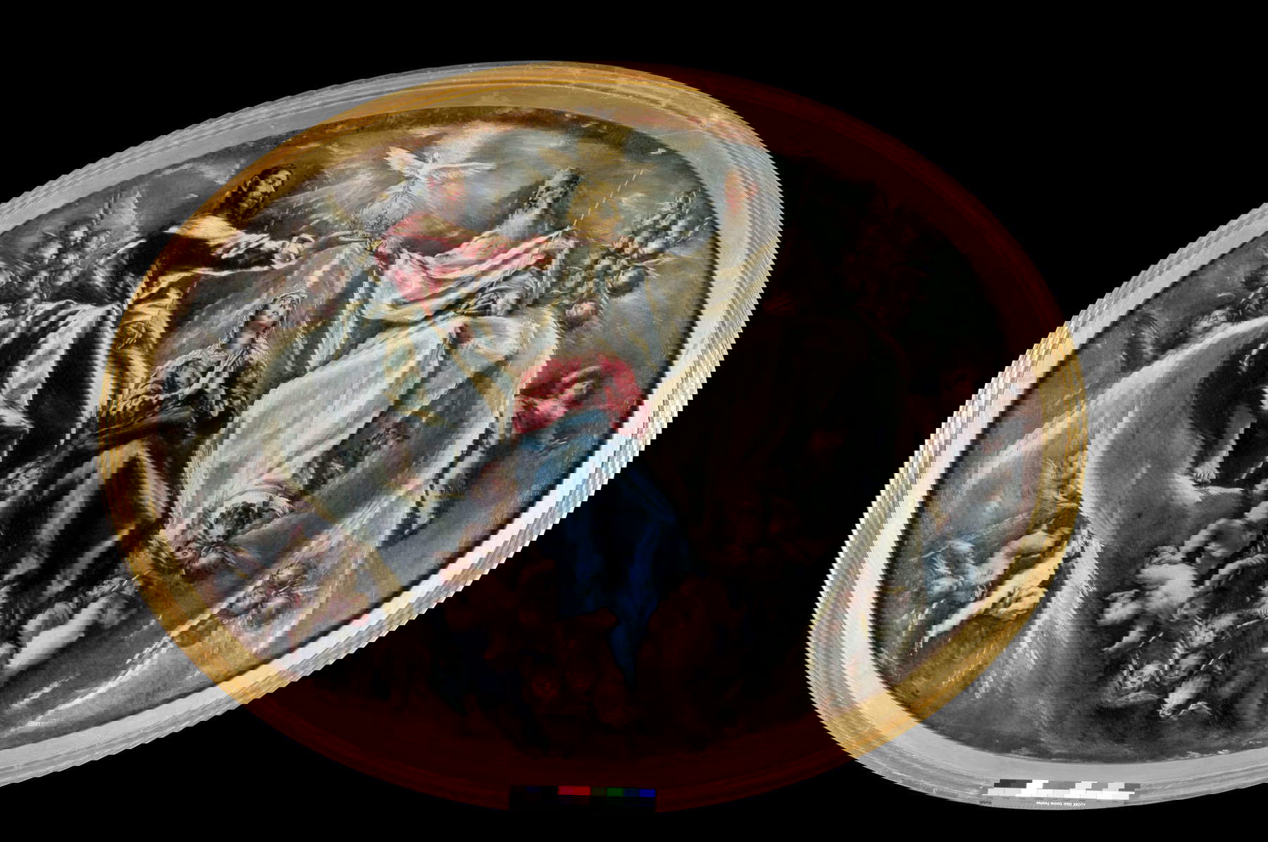 El Greco, Couronnement de la Vierge (vers 1603-1605 ; huile sur toile, 163 x 220 cm ; Illescas, FUNCAVE - Fundaci&oacute;n Hospital Ntra. Sra. de la Caridad)