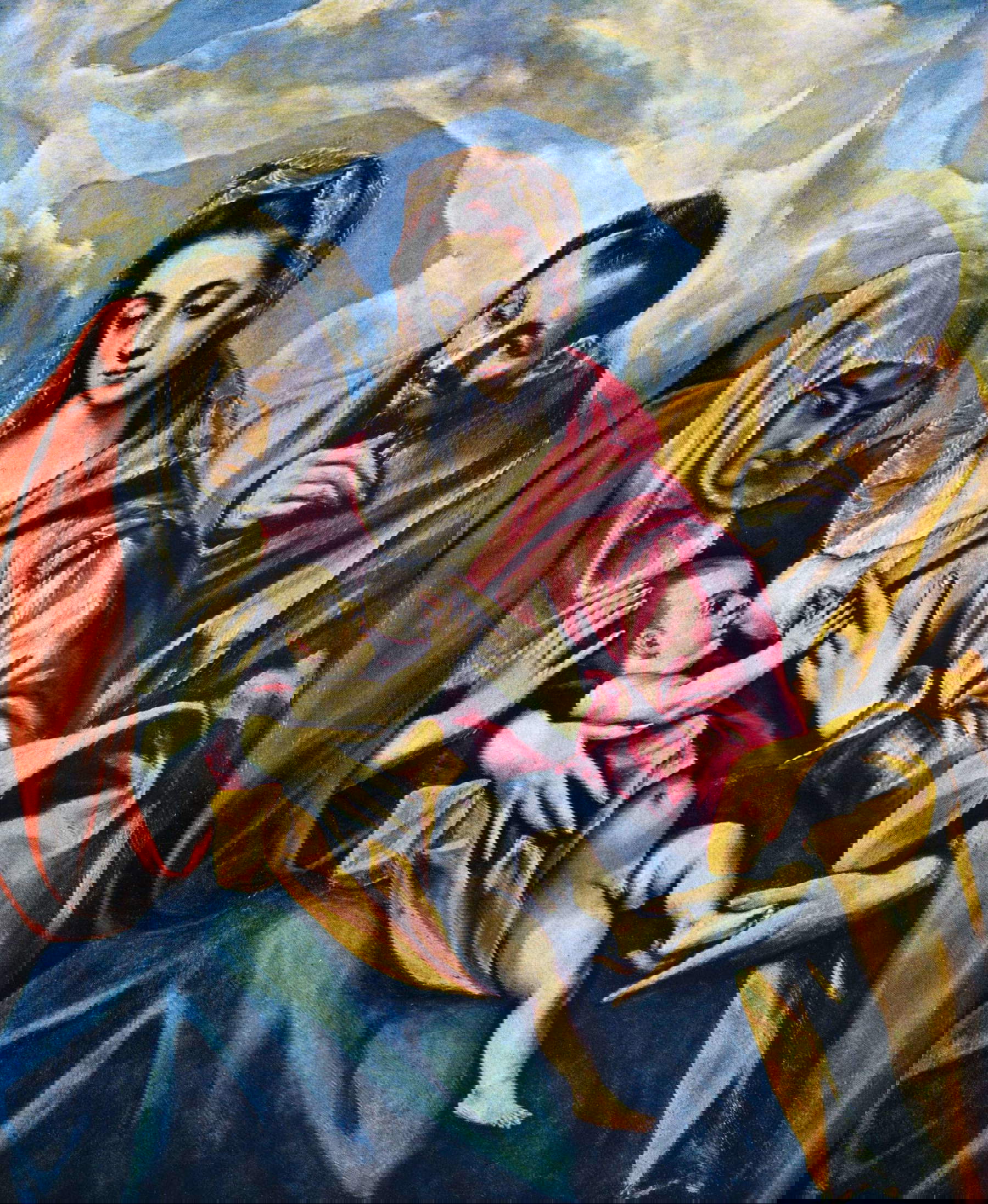 El Greco, Sainte Famille avec Sainte Anne (vers 1590 ; huile sur toile, 127 x 106 cm ; Tolède, Fundaci&oacute;n Casa Ducal de Medinaceli, Hospital Tavera)