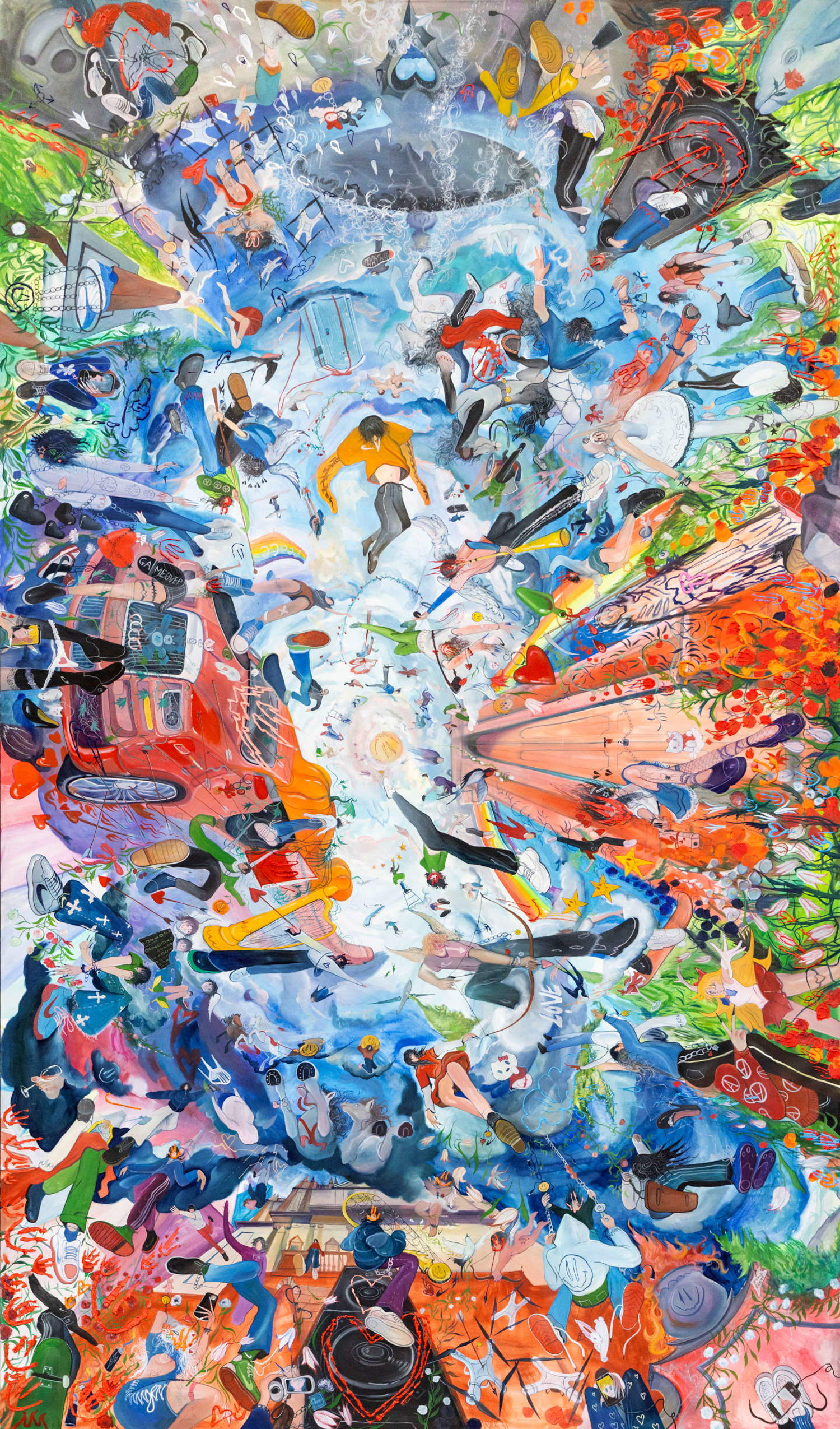 Vladimir Kartashov, Modern opera (2023; mixed media on canvas, 362 x 636 cm) Vladimir Kartashov, Modern opera (2023; mixed media on canvas, 362 x 636 cm)