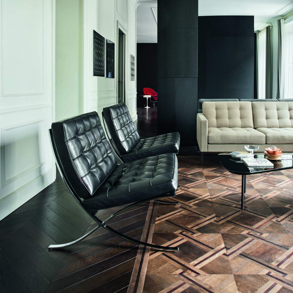 Barcelona armchair. Photo: Knoll Barcelona armchair. Photo: Knoll