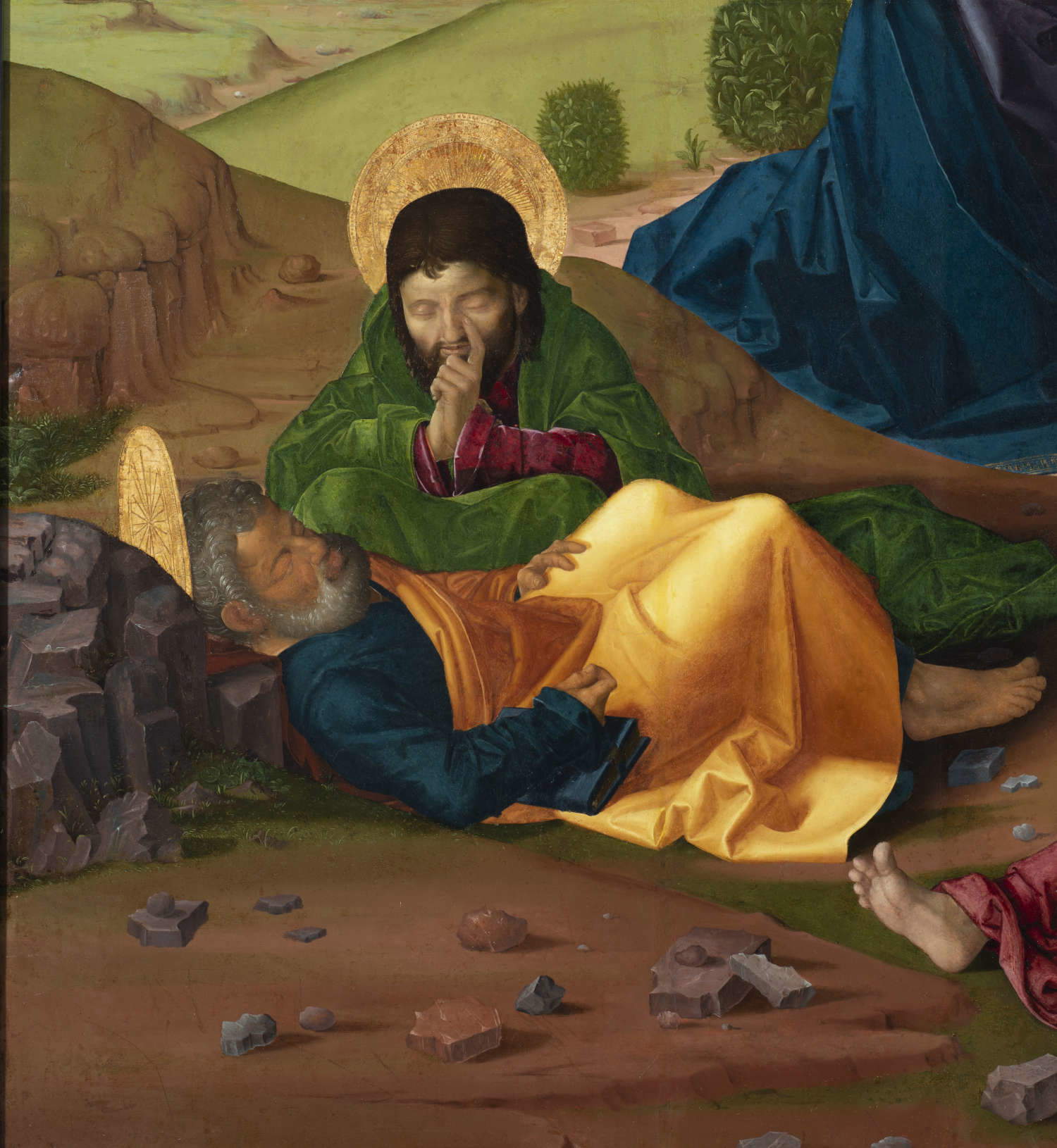 Paolo di San Leocadio, Oraison au jardin, détail Paolo di San Leocadio, Oraison au jardin, détail