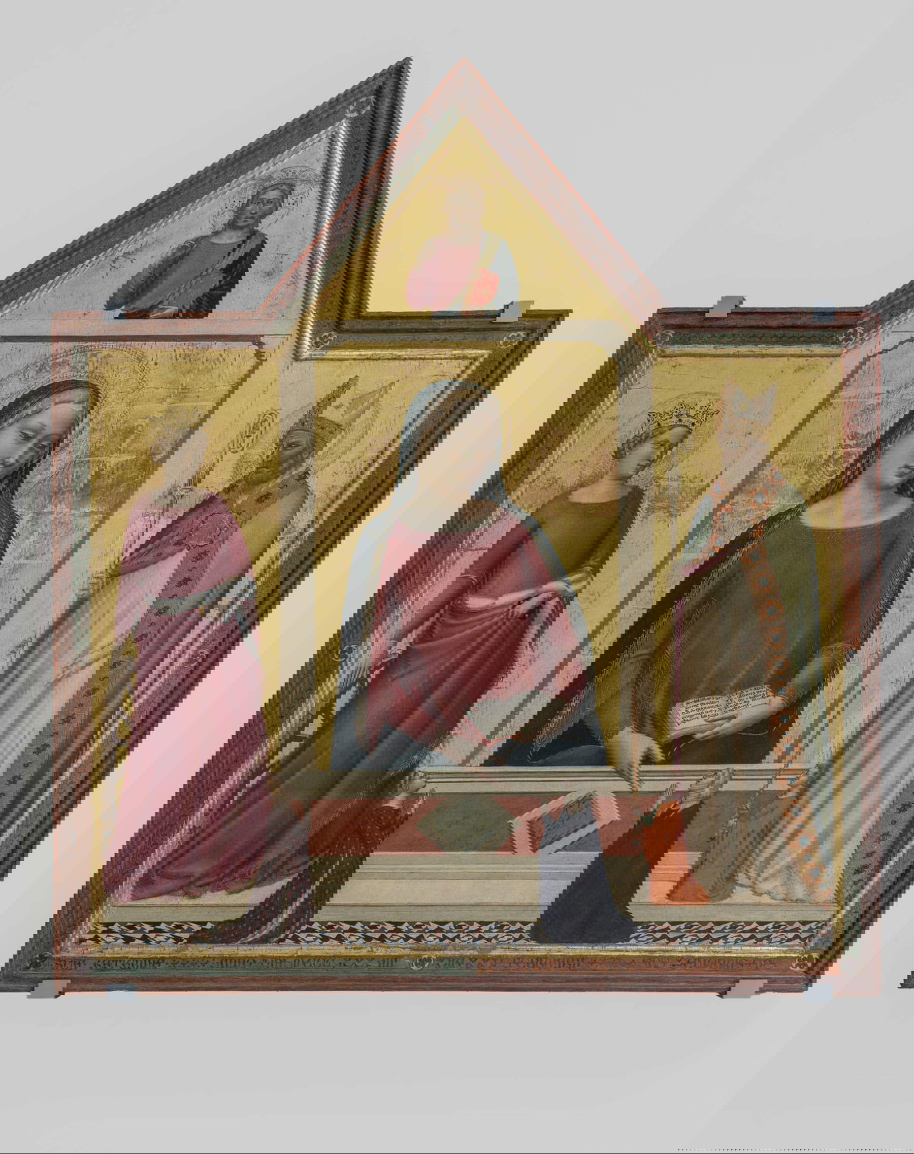 Bernardo Daddi, Madonna del Parto (1334; Tempera auf Tafel, 131 x 116 cm; Florenz, Museo del Duomo) Bernardo Daddi, Madonna del Parto (1334; Tempera auf Tafel, 131 x 116 cm; Florenz, Museo del Duomo)