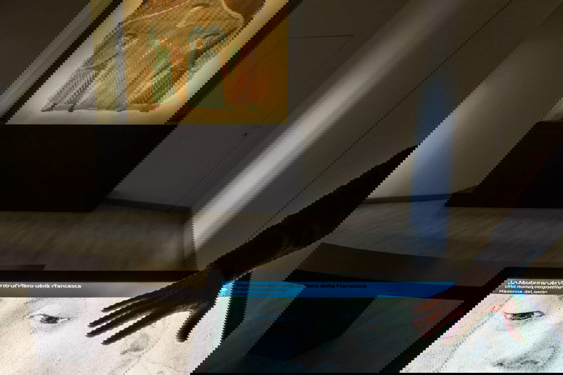 Die Madonna del Parto im Städtischen Museum von Monterchi Die Madonna del Parto im Städtischen Museum von Monterchi