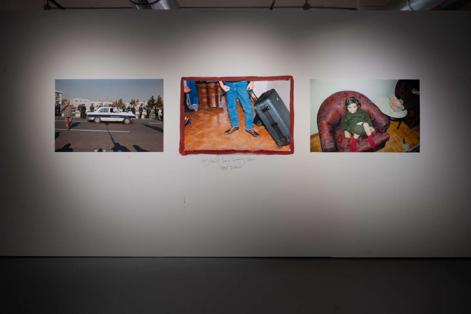 Newsha Tavakolian Ausstellung eingerichtet. Und sie lachten über mich. Foto: G. Pezzato