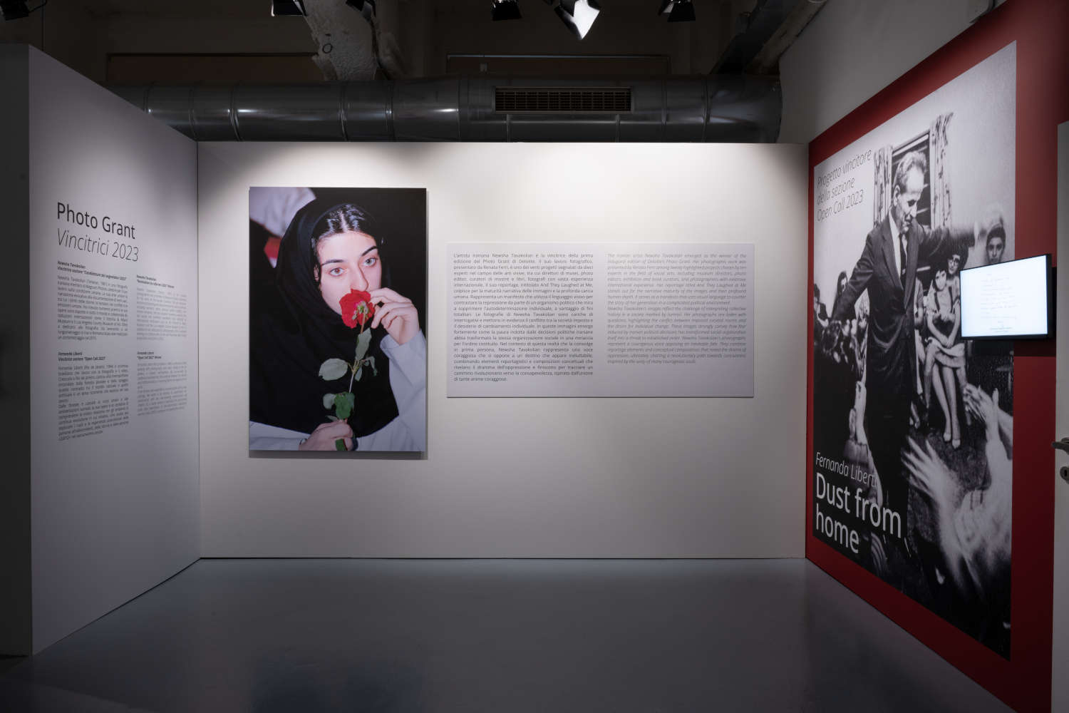 Newsha Tavakolian Ausstellung eingerichtet. Und sie lachten über mich. Foto: G. Pezzato