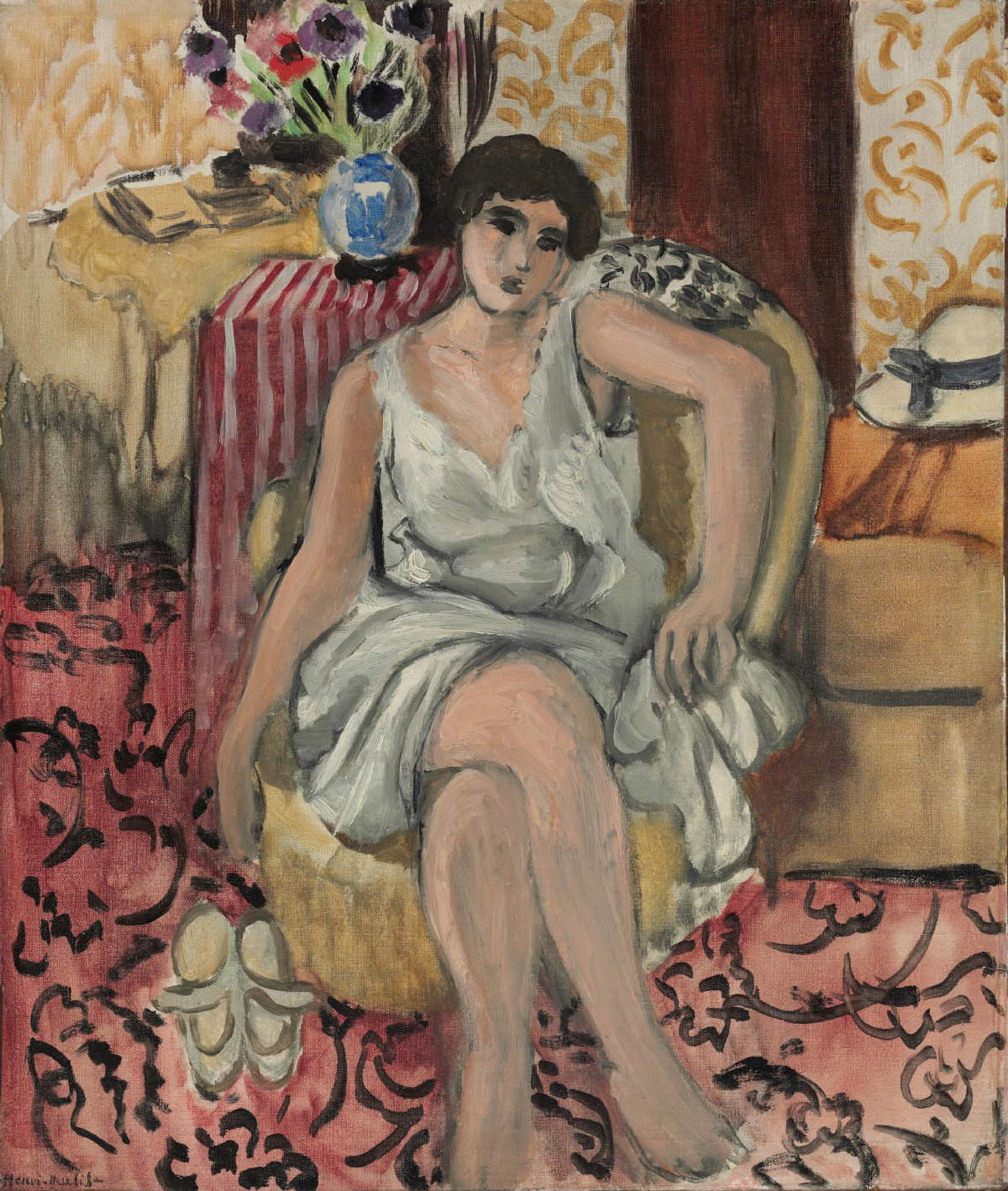 Henri Matisse, Woman Seated in Armchair, 1920, oil on canvas, 46.4 x 39.4 cm; Philadelphia, Philadelphia Museum of Art) Henri Matisse, Woman Seated in Armchair, 1920, oil on canvas, 46.4 x 39.4 cm; Philadelphia, Philadelphia Museum of Art)