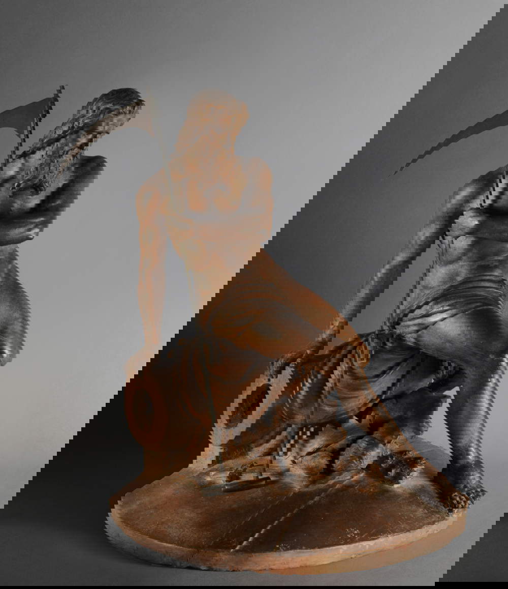 Adamo Tadolini, Kronos (terzo/quarto decennio del XIX secolo; terracotta, 35 x 26 x 23 cm) presso Galleria Marletta