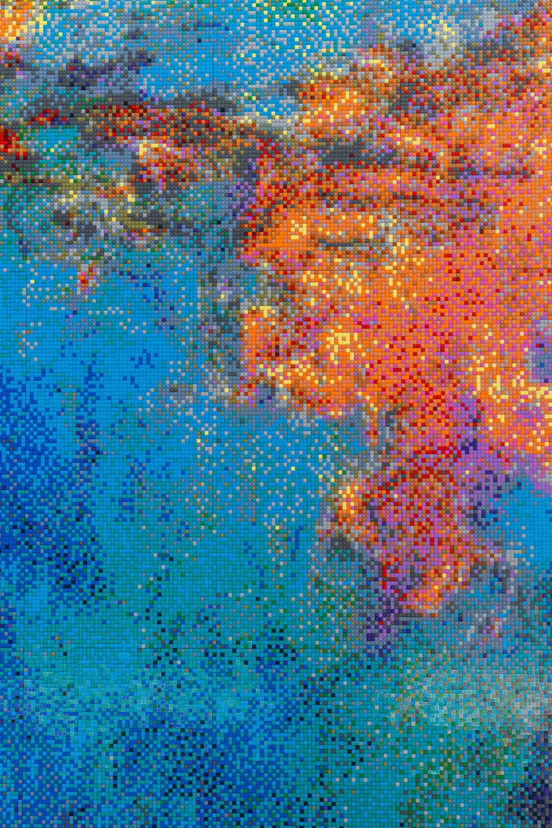 Ai Weiwei, Water Lilies #1 (2022; Lego bricks). Photo: Ela Bialkowska/OKNO Studio. Courtesy of the artist and Galleria Continua Ai Weiwei, Water Lilies #1 (2022; Lego bricks). Photo: Ela Bialkowska/OKNO Studio. Courtesy of the artist and Galleria Continua