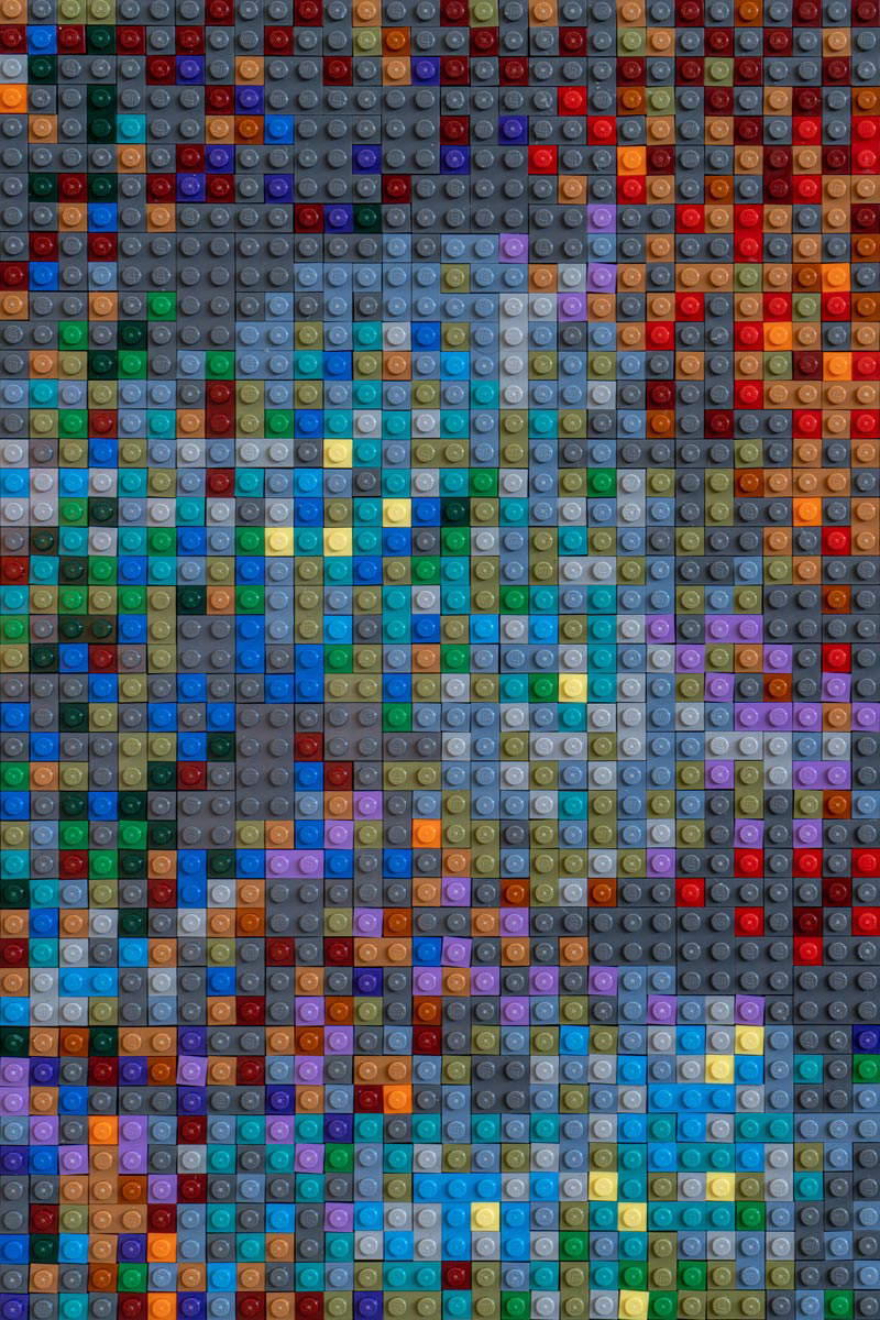 Ai Weiwei, Water Lilies #1 (2022; Lego bricks). Photo: Ela Bialkowska/OKNO Studio. Courtesy of the artist and Galleria Continua Ai Weiwei, Water Lilies #1 (2022; Lego bricks). Photo: Ela Bialkowska/OKNO Studio. Courtesy of the artist and Galleria Continua