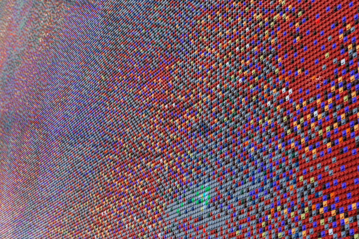 Ai Weiwei, Water Lilies #1 (2022; Lego bricks). Photo: Ela Bialkowska/OKNO Studio. Courtesy of the artist and Galleria Continua Ai Weiwei, Water Lilies #1 (2022; Lego bricks). Photo: Ela Bialkowska/OKNO Studio. Courtesy of the artist and Galleria Continua