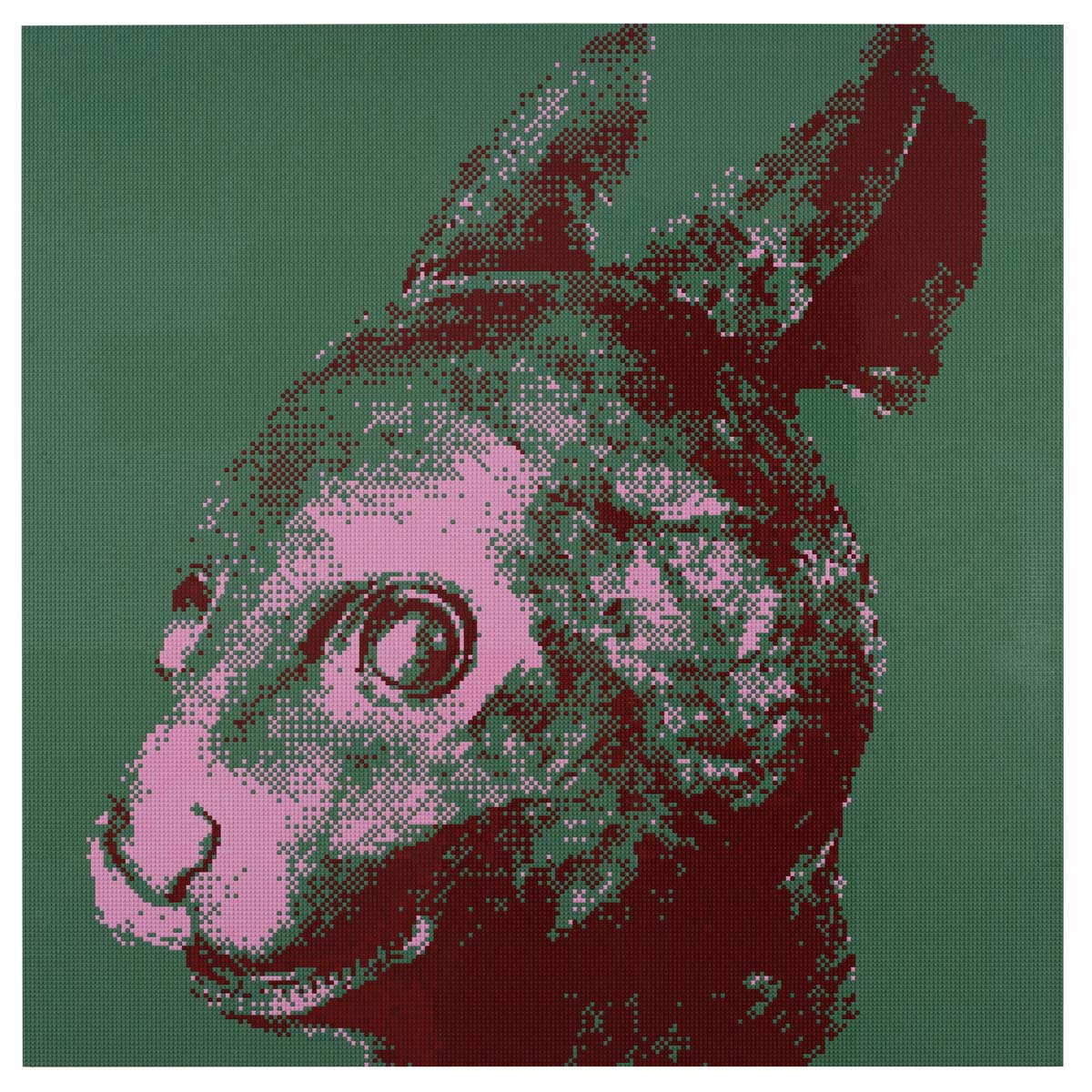 Ai Weiwei, Zodiac (2018; mattoncini LEGO montati su alluminio, 190 x 190 cm) &copy;&#65039; Ai Weiwei; Foto: Argenis Apollinaire; Su gentile concessione dell'artista e Vito Schnabel Gallery