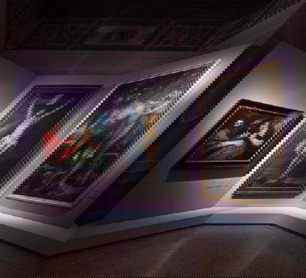 Rubens exhibition layouts at Palazzo Te