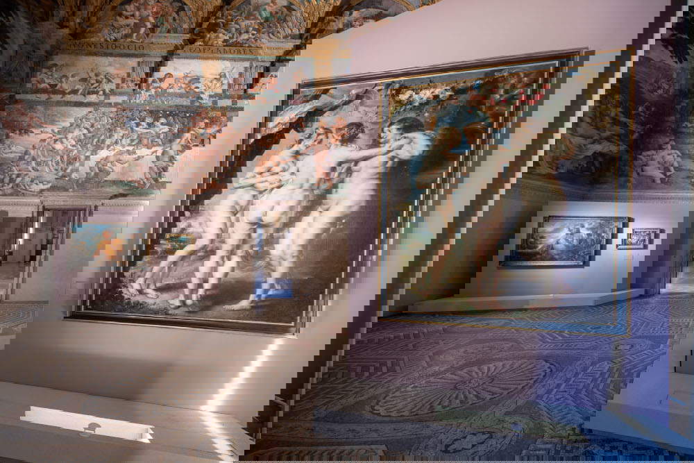Rubens exhibition layouts at Palazzo Te