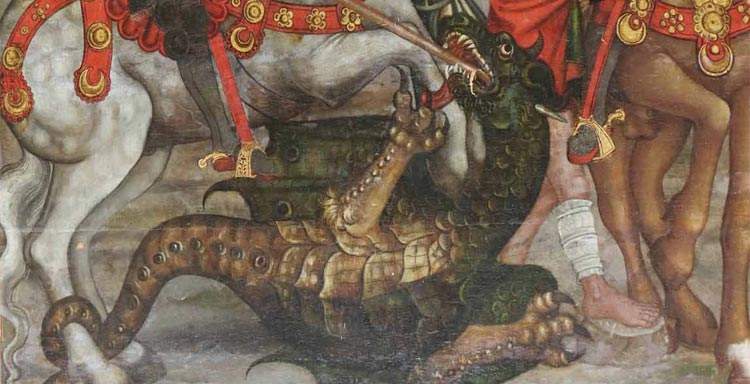 An immersive exhibition on dragons and fantastic reptiles, at Feltre's Praetorian Palace