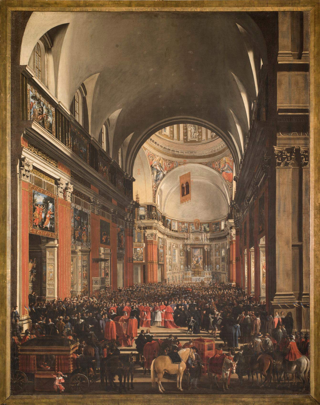 Andrea Sacchi, Celebrations for the Society of Jesus (1641; oil on canvas, 321 x 248 cm; Rome, National Galleries of Ancient Art - Palazzo Barberini)