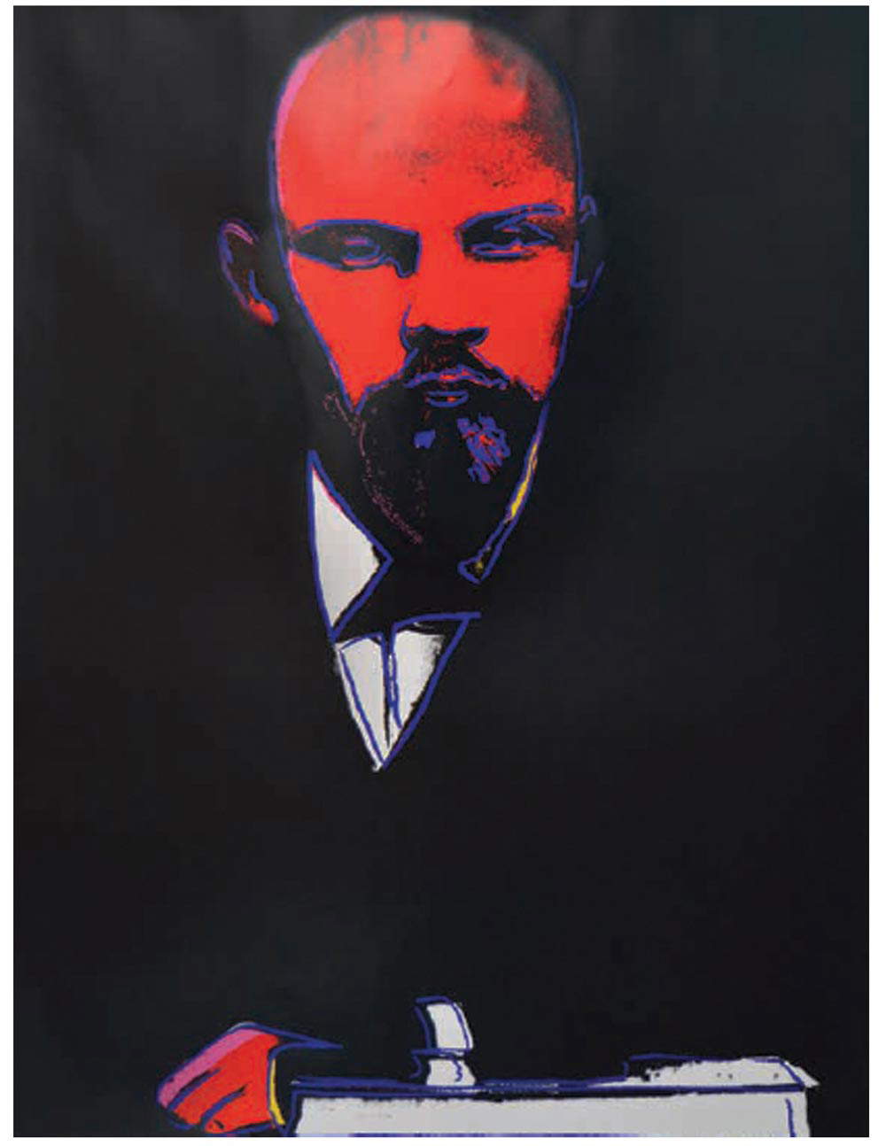 Andy Warhol, Black Lenin (1987; serigrafia su carta)