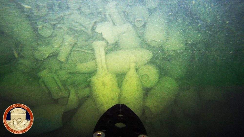 Civitavecchia, Carabinieri find wreck of ancient Roman ship at sea