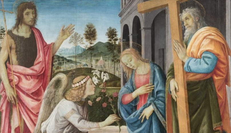 L'Annunciazione di Filippino Lippi torna esposta restaurata al Museo di Capodimonte 