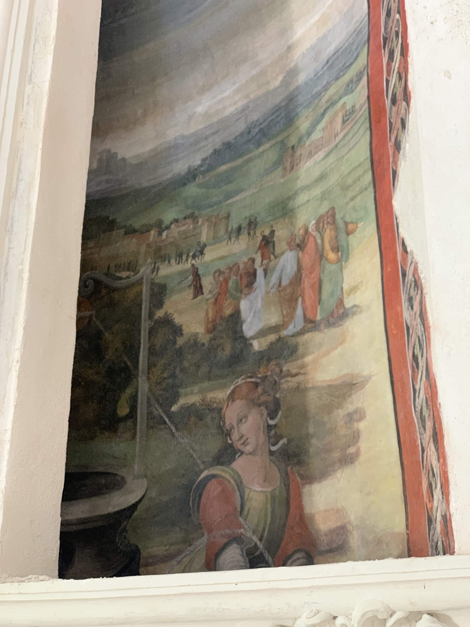 Jesús y la samaritana junto al pozo