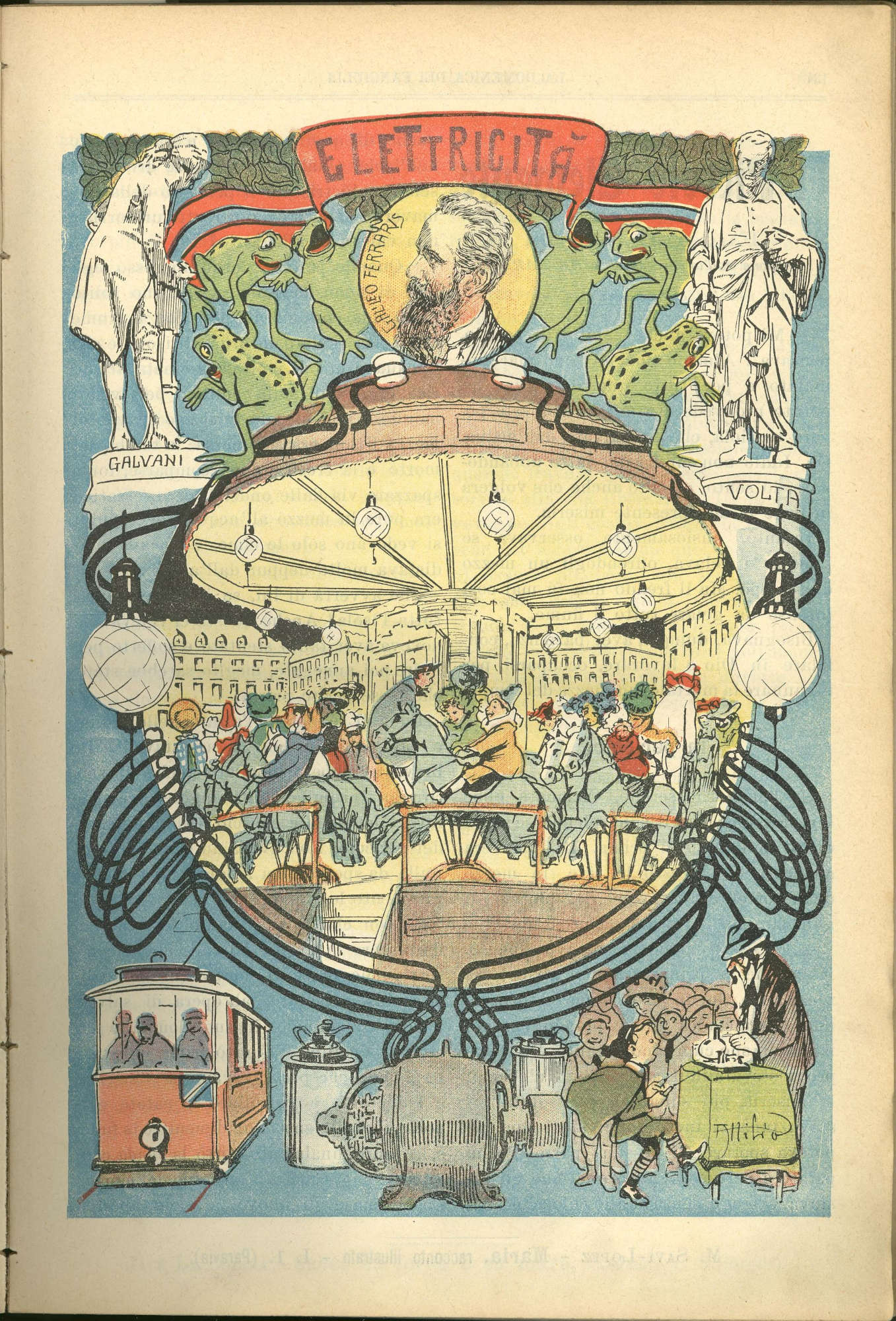 Attilio Mussino, Numero del periodico La Domenica dei Fanciulli contenente la tavola Elettricità (Giornale; Torino, MUSLI - Museo della Scuola e del Libro per l'Infanzia - Fondazione Tancredi di Barolo) ©Fondazione Tancredi di Barolo – MUSLI (Museo della Scuola e del Libro per l’Infanzia), Torino Attilio Mussino, numéro du périodique La Domenica dei Fanciullia contenant le tableau Électricité (Journal ; Turin, MUSLI - Museo della Scuola e del Libro per l'Infanzia - Fondazione Tancredi di Barolo) ©Fondazione Tancredi di Barolo - MUSLI (Museo della Scuola e del Libro per l'Infanzia - Fondazione Tancredi di Barolo), Turin