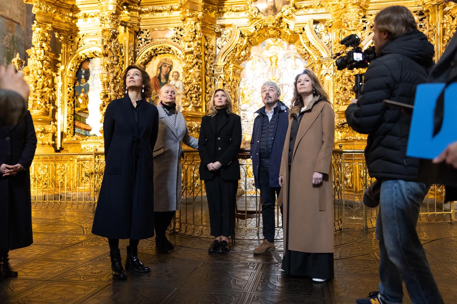 Audrey Azoulay during visit to Ukraine