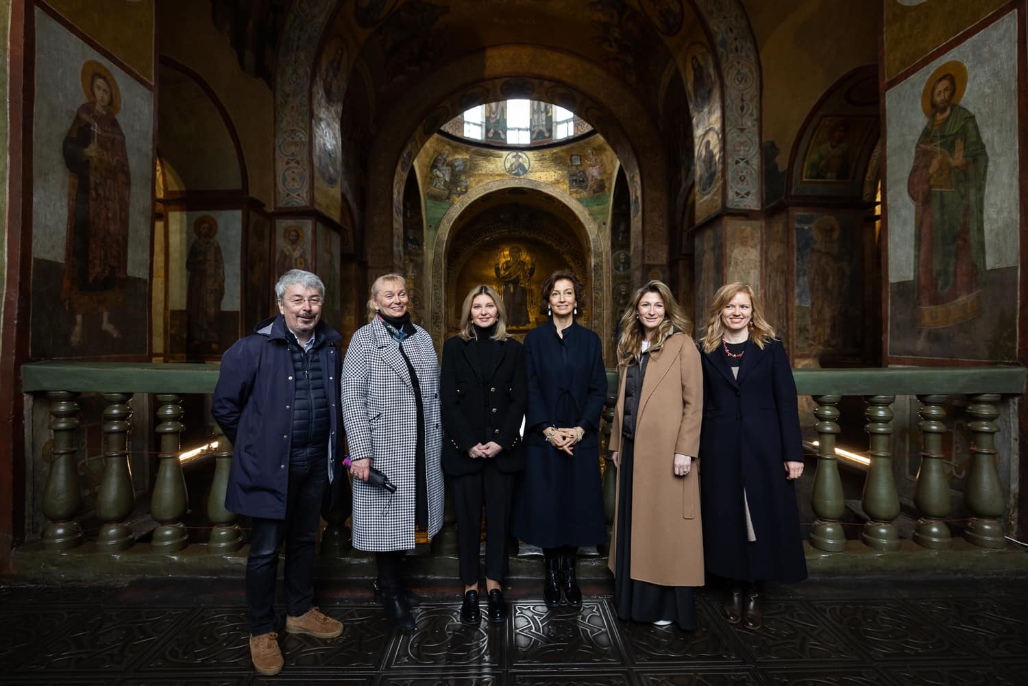 Audrey Azoulay during visit to Ukraine