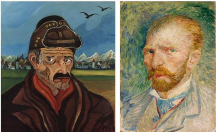 At the Bonaparte Palace, Van Gogh and Ligabue's Self-Portraits in an unprecedented comparison 