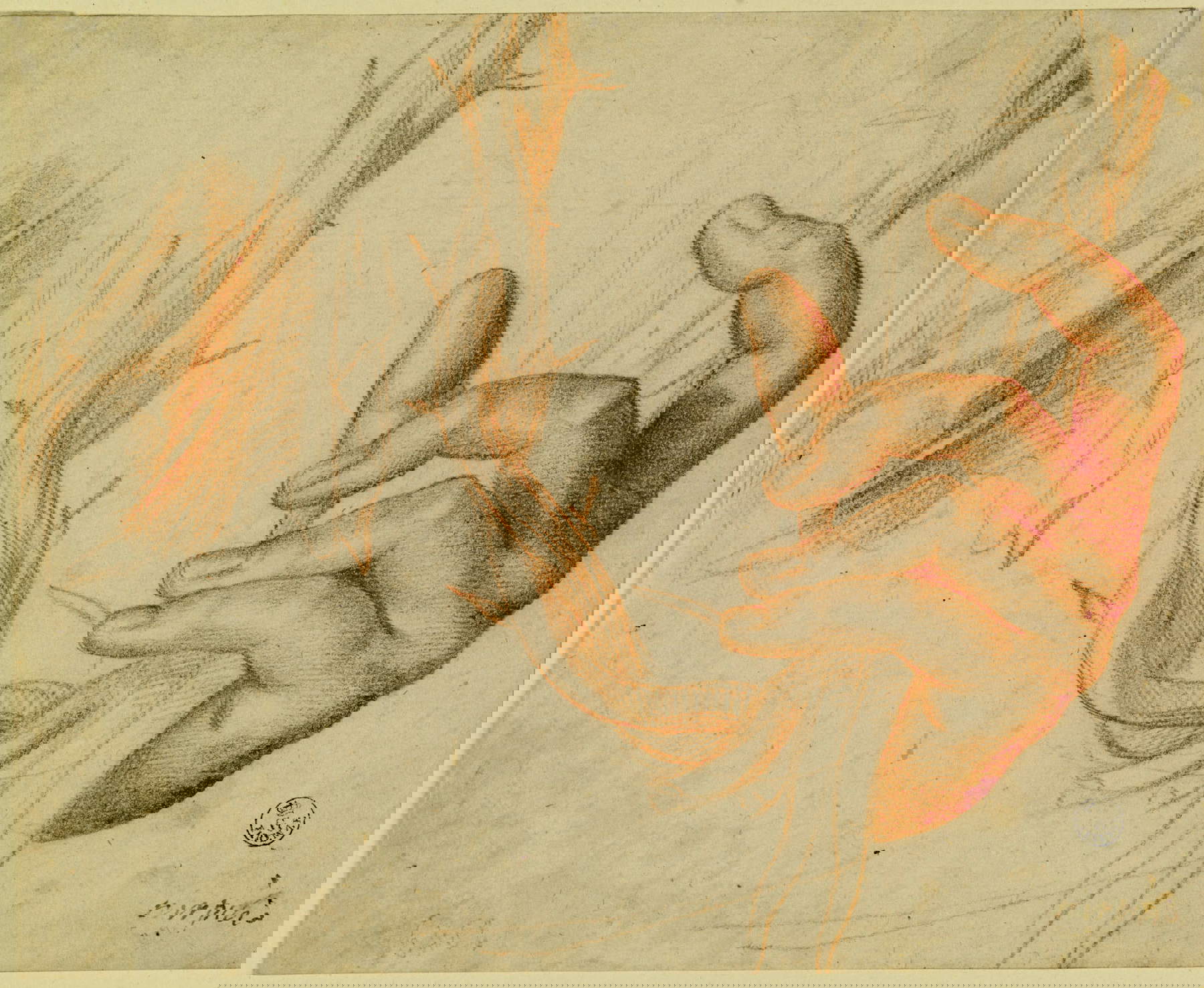 Disegno preparatorio per il dipinto Disegno preparatorio per il dipinto