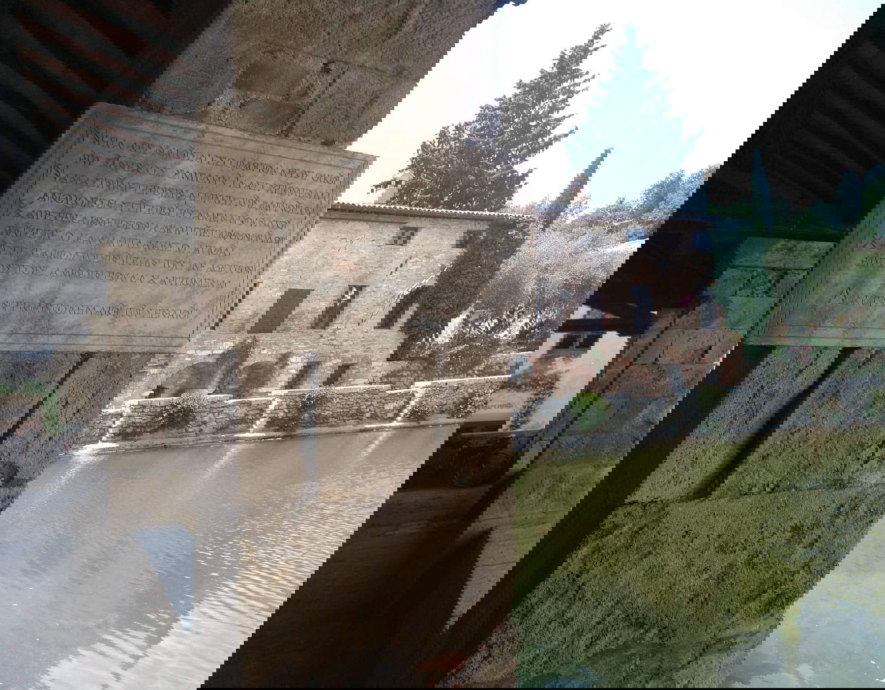 Bagno Vignoni. Photo: Finestre Sull'Arte Bagno Vignoni. Photo: Finestre Sull'Arte